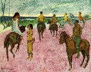 Paul Gauguin, ryttare pa stranden